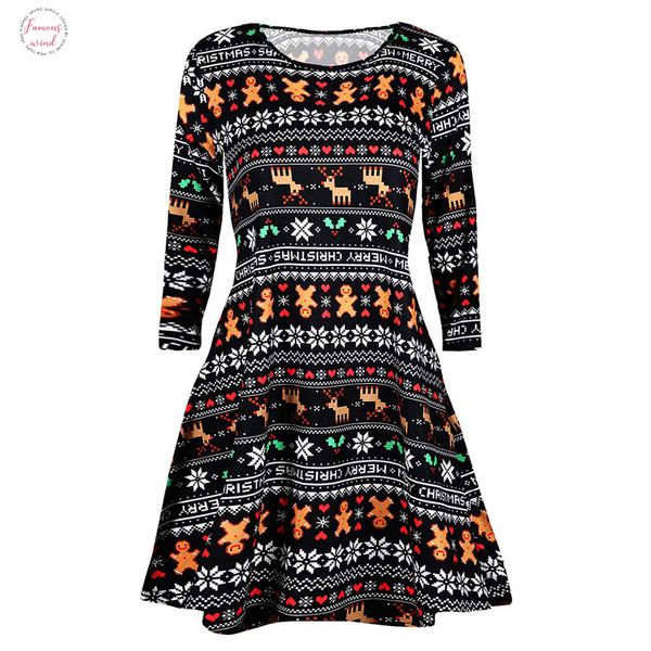 christmas dress 2020 womens casual long sleeve vintage christmas printed dress women plus size dress sukienka damska, Black;gray
christmas dress 2020 womens casual long sleeve vintage christmas printed dress women plus size dress sukienka damska, Black;gray