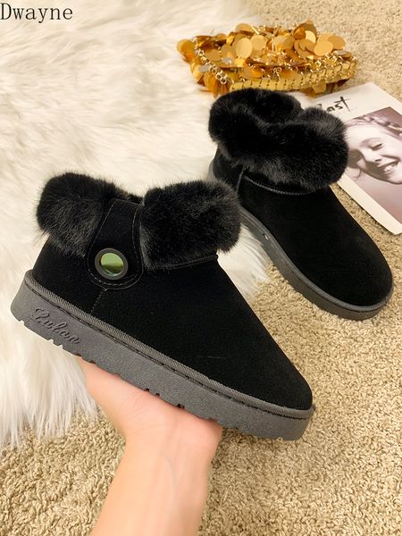 snow boots female 2019 winter new plus velvet warm fur shoes fashion wild students thick bottom short cotton shoes tide, Black
snow boots female 2019 winter new plus velvet warm fur shoes fashion wild students thick bottom short cotton shoes tide, Black