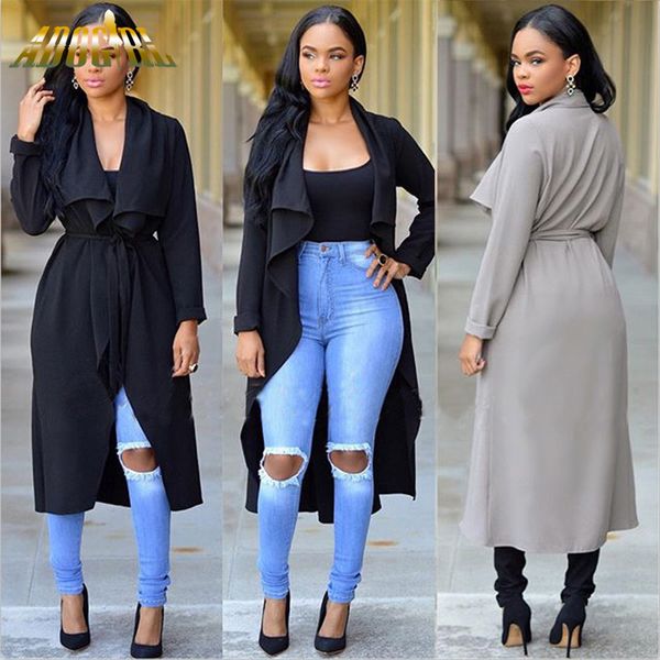 adogirl womens american coats fashion plus size trench autumn/winter european trench coats casual long outerwear loose clothes, Tan;black
adogirl womens american coats fashion plus size trench autumn/winter european trench coats casual long outerwear loose clothes, Tan;black