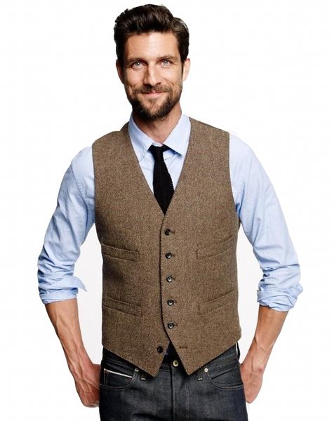 2020 wedding vintage brown tweed vests custom made groom vest mens slim fit tailor made wedding vests for men vest, Black
2020 wedding vintage brown tweed vests custom made groom vest mens slim fit tailor made wedding vests for men vest, Black