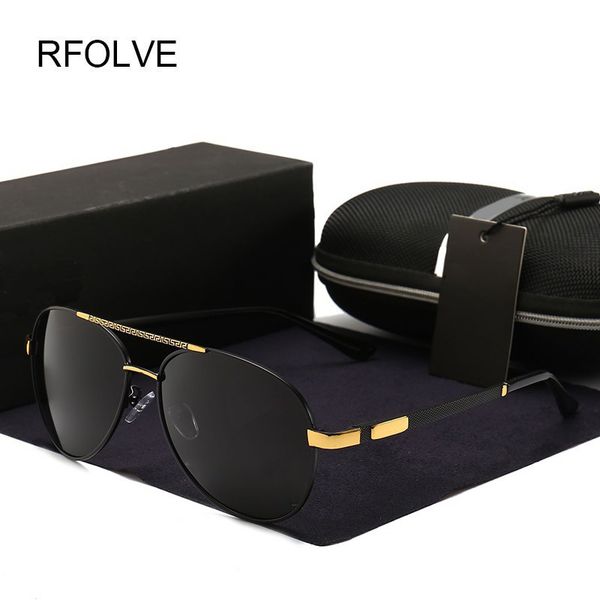 rfolve retro pilot polarized sunglasses men brand driving sun glasses alloy eyewear frame polarization goggles male gafas r111, White;black
rfolve retro pilot polarized sunglasses men brand driving sun glasses alloy eyewear frame polarization goggles male gafas r111, White;black