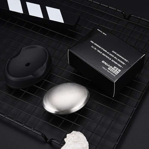 stainless steel soap oval shape deodorize smell from hands retail magic eliminating odor kitchen bar chef soap drop ship
stainless steel soap oval shape deodorize smell from hands retail magic eliminating odor kitchen bar chef soap drop ship
