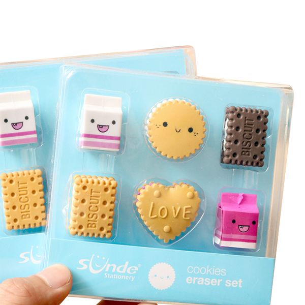 4packs/lot fantastic kawaii cooky pencil correction eraser stationery reward gifts for kids cute erasble wholesale
4packs/lot fantastic kawaii cooky pencil correction eraser stationery reward gifts for kids cute erasble wholesale