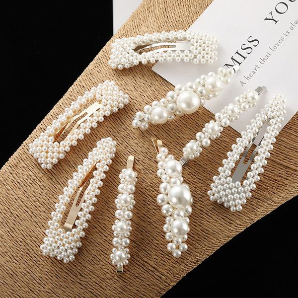 2019 new limited barrettes & clips women's gift alloy white no fashion women girl gold silver pearl barrette hairpin hair clip accessor, Pink
2019 new limited barrettes & clips women's gift alloy white no fashion women girl gold silver pearl barrette hairpin hair clip accessor, Pink