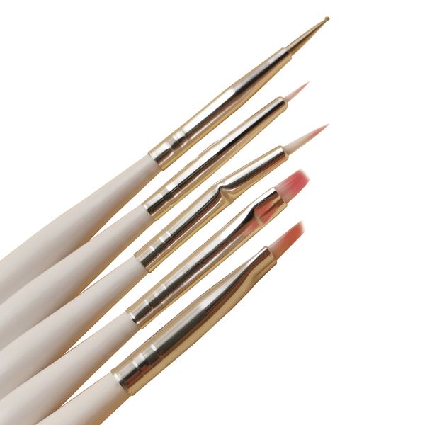 5pcs manicure brushes set for nail art painting brushes dotting design manicure nail brush kit gel varnishes tools, Yellow
5pcs manicure brushes set for nail art painting brushes dotting design manicure nail brush kit gel varnishes tools, Yellow