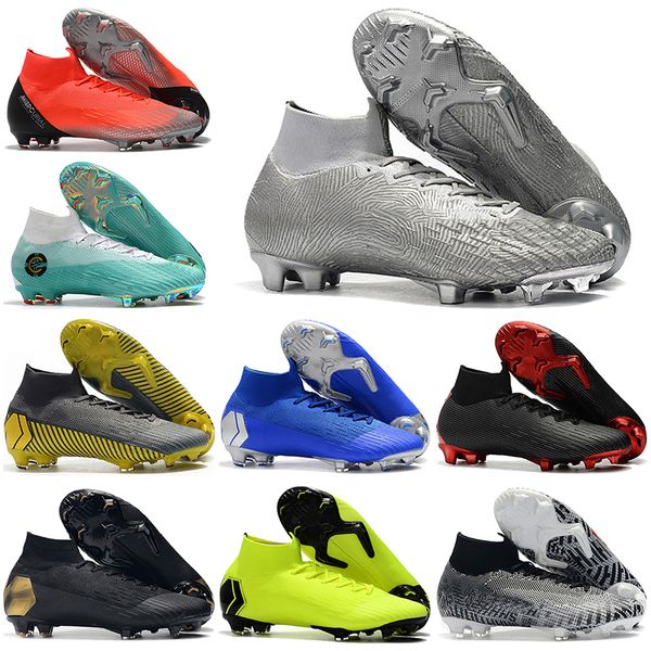 Mens High Tops Football Boots Superfly 6 Elite SE FG Soccer Shoes CR7 Mercurial Superfly VI 360 Neymar ACC Original Soccer Cleats
Mens High Tops Football Boots Superfly 6 Elite SE FG Soccer Shoes CR7 Mercurial Superfly VI 360 Neymar ACC Original Soccer Cleats