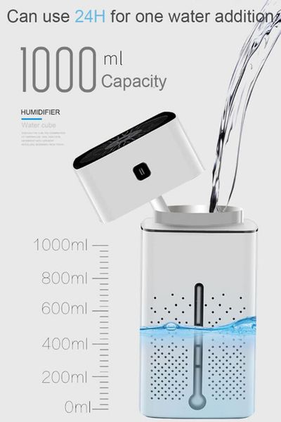 1000ml ultrasonic air humidifier diffuser mute 7 color night light mini aroma essential oil diffusers cool mist maker home purifier 
1000ml ultrasonic air humidifier diffuser mute 7 color night light mini aroma essential oil diffusers cool mist maker home purifier