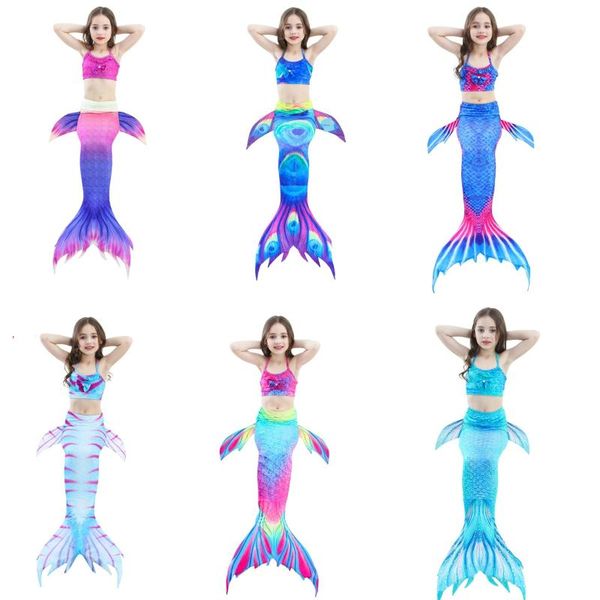 new children 2-12 years mermaid tail swimsuit girl's bikini costume swiming kid's beach-wear wade 3 pieces suits for surfing
new children 2-12 years mermaid tail swimsuit girl's bikini costume swiming kid's beach-wear wade 3 pieces suits for surfing
