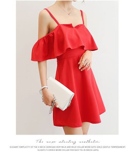 watermelon red pure color dress bigger sizes of cultivate one's morality fashion dress, Black;gray
watermelon red pure color dress bigger sizes of cultivate one's morality fashion dress, Black;gray