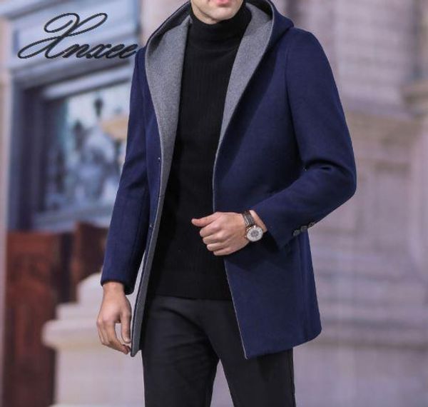 2019 winter new men's slim hooded long woolen coat casual woolen coat male m-3xl, Black
2019 winter new men's slim hooded long woolen coat casual woolen coat male m-3xl, Black