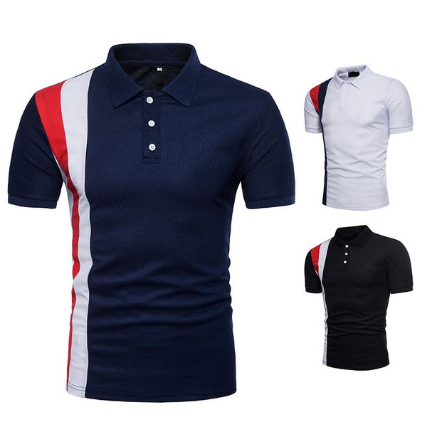 20 summer cotton casual short sleeve stripes short sleeve t-shirt casual solid color large size men's short-sleeved t-shirt, White;black
20 summer cotton casual short sleeve stripes short sleeve t-shirt casual solid color large size men's short-sleeved t-shirt, White;black