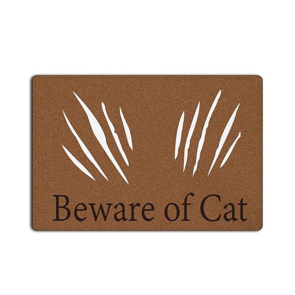 fashion design beware of cat doormat entrance mat floor mat rug indoor/outdoor/front door/bathroom mats non slip
fashion design beware of cat doormat entrance mat floor mat rug indoor/outdoor/front door/bathroom mats non slip