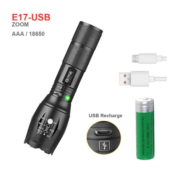 flashlights torches usb rechargeable xm-l t6 led 3800lm torch light 500m zoomable 18650 waterproof lights
flashlights torches usb rechargeable xm-l t6 led 3800lm torch light 500m zoomable 18650 waterproof lights