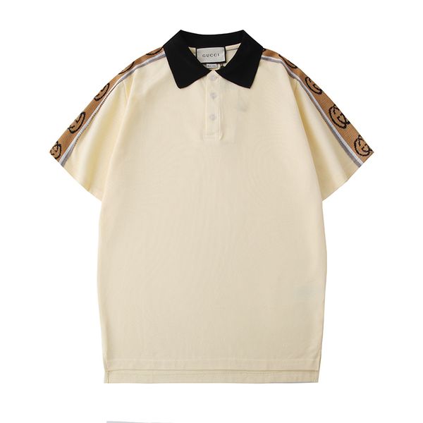 spring luxury italy t shirt mens designer polo t shirts high street classic short sleeve striped little printing polos, Black;brown
spring luxury italy t shirt mens designer polo t shirts high street classic short sleeve striped little printing polos, Black;brown