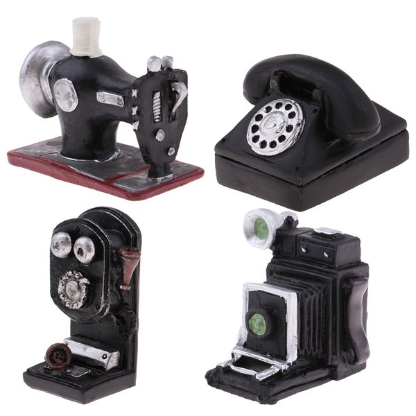 mini resin ornament - creative retro camera telephone and sewing machine model ornament for 1/12 dolls house decoration 4pcs
mini resin ornament - creative retro camera telephone and sewing machine model ornament for 1/12 dolls house decoration 4pcs
