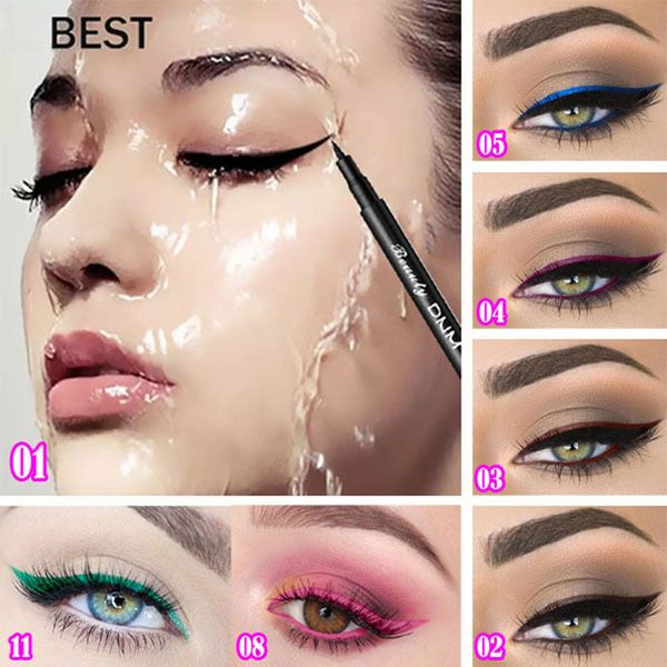 new waterproof long-lasting eyeliner colorful matte liquid eyeliner pencil pigment party durable natural party
new waterproof long-lasting eyeliner colorful matte liquid eyeliner pencil pigment party durable natural party