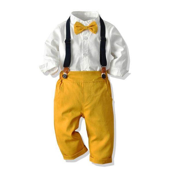 мальчик одежда мальчик хлопковые рубашки + комбинезон моды дети 2pcs наборы джентльмена вскользь осени детей наборы, White
мальчик одежда мальчик хлопковые рубашки + комбинезон моды дети 2pcs наборы джентльмена вскользь осени детей наборы, White