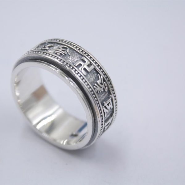 s925 fine sterling серебряное кольцо для мужчин 10мм ретро сутра шесть слов лаки кольцо сша 6.5-12, Golden;silver
s925 fine sterling серебряное кольцо для мужчин 10мм ретро сутра шесть слов лаки кольцо сша 6.5-12, Golden;silver