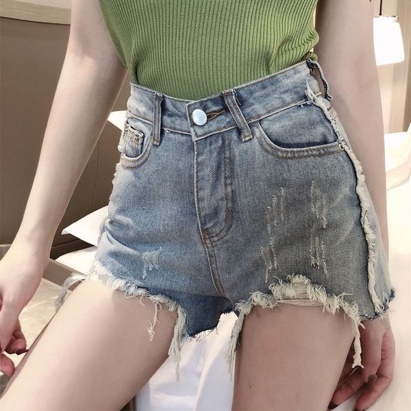 good quality female summer tall waist short design jeans vintage style selling side tassel stripe women denim shorts casual, Blue
good quality female summer tall waist short design jeans vintage style selling side tassel stripe women denim shorts casual, Blue