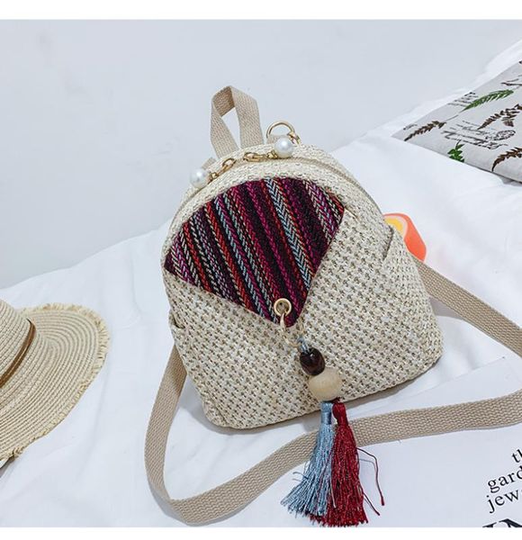 women backpack fashion mini grass straw shoulder bags small travel backpacks for school teenagers girls school bags phone
women backpack fashion mini grass straw shoulder bags small travel backpacks for school teenagers girls school bags phone