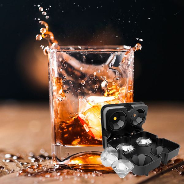 4 cell diamond ice ball mold silicone ice cube tray whiskey ball maker ice cream molds form chocolate mold for party bar
4 cell diamond ice ball mold silicone ice cube tray whiskey ball maker ice cream molds form chocolate mold for party bar