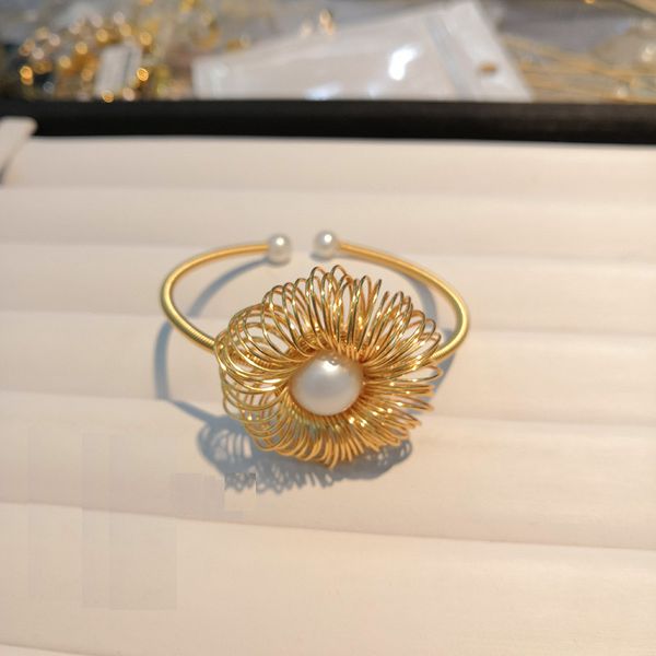 handmade natural fresh water pearl bangles for women bileklik bracelet luxury fine jewelry pulsera mujer rrmband, Golden;silver
handmade natural fresh water pearl bangles for women bileklik bracelet luxury fine jewelry pulsera mujer rrmband, Golden;silver