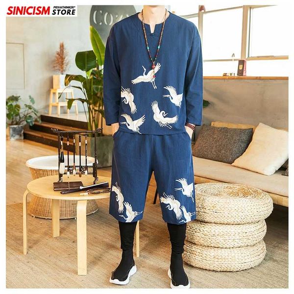 sinicism store chinese style tracksuit men 2020 spring men cotton linen long sleeve 2 piece sets male printed pants track suit, Gray
sinicism store chinese style tracksuit men 2020 spring men cotton linen long sleeve 2 piece sets male printed pants track suit, Gray