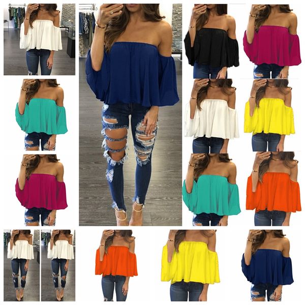 europe united states women broke chest wrapped long collar chiffon shirt strapless loose t-shirt,support mixed batch, White
europe united states women broke chest wrapped long collar chiffon shirt strapless loose t-shirt,support mixed batch, White