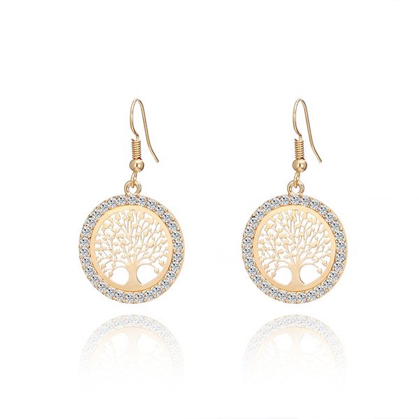 crystal rhinestone tree of life drop dangle earrings punk women retro hollow out pattern round earring for women party fashion jewelry gift, Silver
crystal rhinestone tree of life drop dangle earrings punk women retro hollow out pattern round earring for women party fashion jewelry gift, Silver
