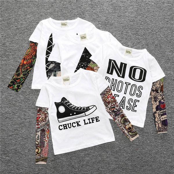 toddler baby kids boys t-shirt with mesh tattoo printed sleeve floral tee t-shirt toddler baby children hip hop rock tshirt, Blue
toddler baby kids boys t-shirt with mesh tattoo printed sleeve floral tee t-shirt toddler baby children hip hop rock tshirt, Blue