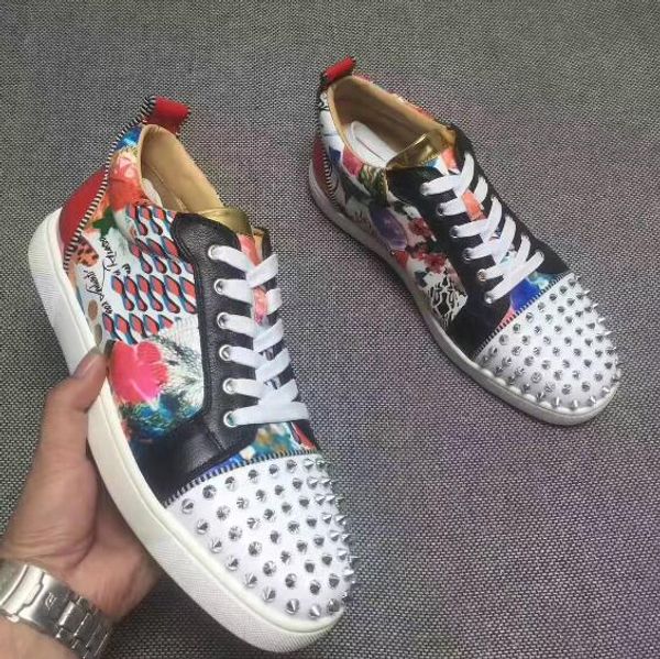 luxury men black graffiti fashion high red bottom casual shoes women lace up sneakers designer spring autumn flat shoes
luxury men black graffiti fashion high red bottom casual shoes women lace up sneakers designer spring autumn flat shoes