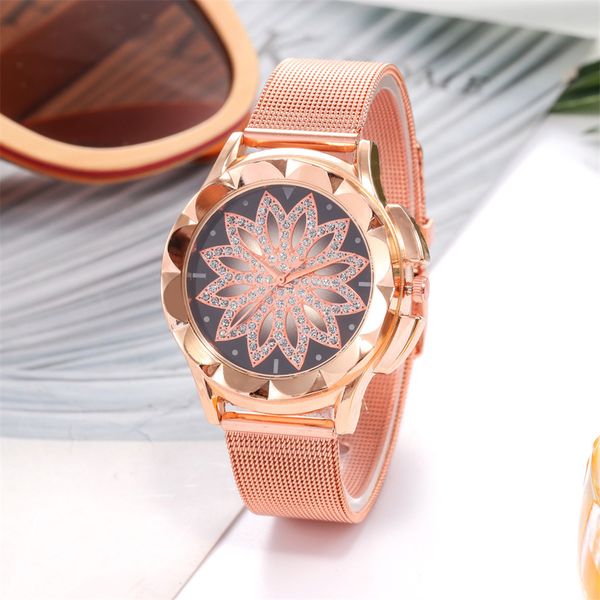 susenstone vansvar casual quartz stainless steel band women lucky flower rhinestone watch wristwatch clock gift reloj femenino@5, Slivery;brown
susenstone vansvar casual quartz stainless steel band women lucky flower rhinestone watch wristwatch clock gift reloj femenino@5, Slivery;brown