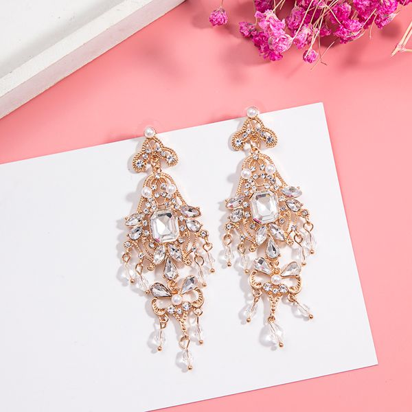 korean baroque vintage rhinestone geometric drop earrings long dangle earrings fashion pendientes jewelry for women 6b1003, Golden
korean baroque vintage rhinestone geometric drop earrings long dangle earrings fashion pendientes jewelry for women 6b1003, Golden