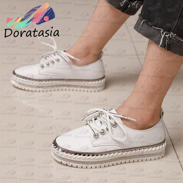 doratasia женского твердого круглого toe flats rhinestone узелок змей печати flats женщина 2020 повседневная обувь женщина, Black
doratasia женского твердого круглого toe flats rhinestone узелок змей печати flats женщина 2020 повседневная обувь женщина, Black