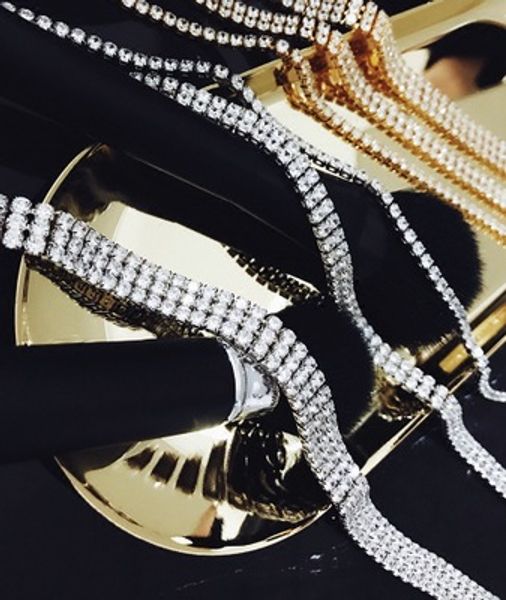 big brand fashion all zircon neckchain super sparkle all crystal multi layer neckchain collarbone chain female, Golden;silver
big brand fashion all zircon neckchain super sparkle all crystal multi layer neckchain collarbone chain female, Golden;silver