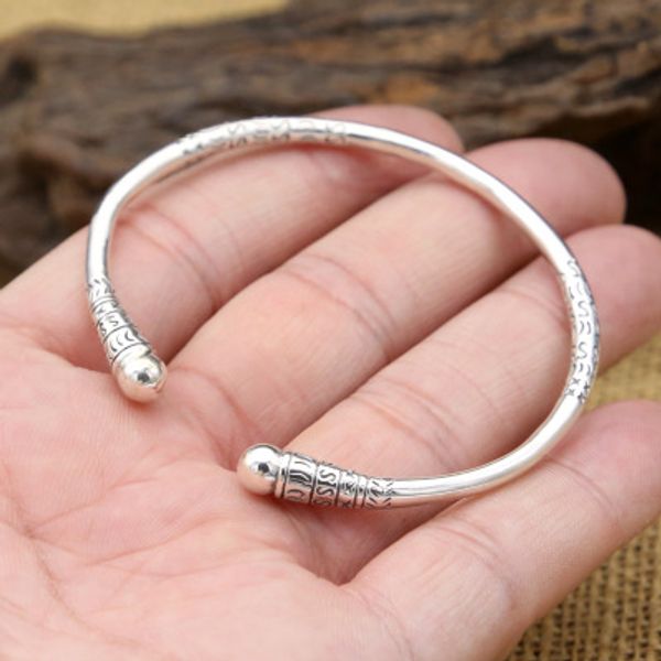 2020 monkey king bar bangles classic simplicity 100% real s925 sterling silver bracelet bangle for men or women fine jewelry, Black
2020 monkey king bar bangles classic simplicity 100% real s925 sterling silver bracelet bangle for men or women fine jewelry, Black