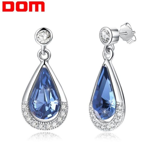 dom earrings 925 sterling silver radiant elegance earrings clear crystals water drop ancient silver women drop earings sve290, Golden;silver
dom earrings 925 sterling silver radiant elegance earrings clear crystals water drop ancient silver women drop earings sve290, Golden;silver