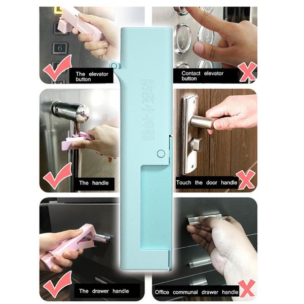 anti-epidemic hand grip elevator button press tool drawer opener reusable personal care supplies
anti-epidemic hand grip elevator button press tool drawer opener reusable personal care supplies