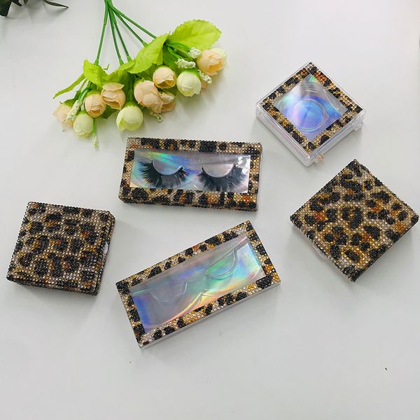 false eyelashes luxury eyelash box custom packaging leopard case 3d mink lashes empty lash
false eyelashes luxury eyelash box custom packaging leopard case 3d mink lashes empty lash