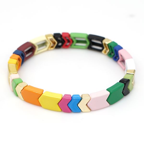 shinus rainbow bracelet enamel tile bracelets arrow bohemian pulseras women summer fashion jewelry paint alloy beads bangles, Golden;silver
shinus rainbow bracelet enamel tile bracelets arrow bohemian pulseras women summer fashion jewelry paint alloy beads bangles, Golden;silver