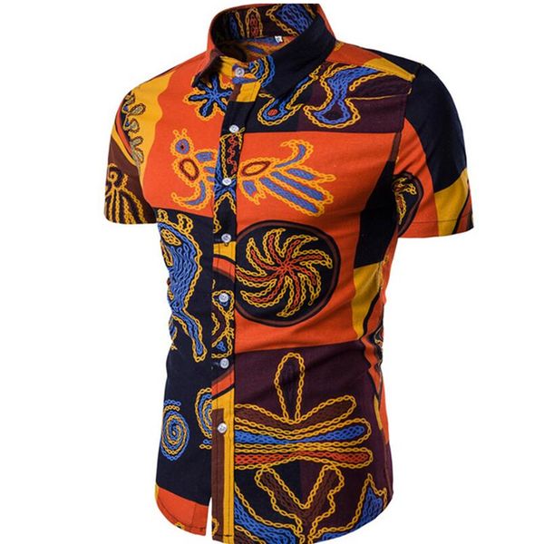 summer shirt classic folk style print metrosexual fashion leisure slim short sleeve stitching male social business shirt, White;black
summer shirt classic folk style print metrosexual fashion leisure slim short sleeve stitching male social business shirt, White;black