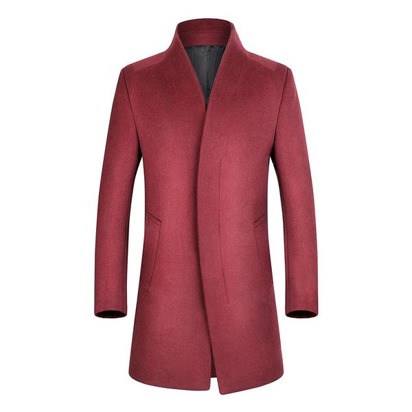 loose casual winter fashion wool coats england style stand wool blend coat and jacketsingle breasted coat overcoat, Black
loose casual winter fashion wool coats england style stand wool blend coat and jacketsingle breasted coat overcoat, Black