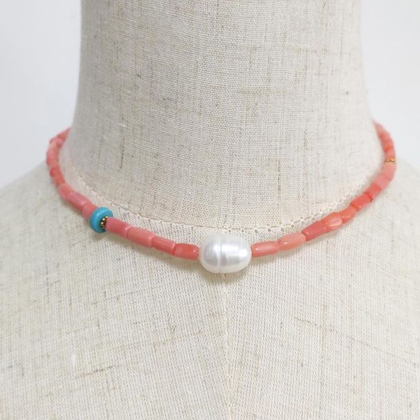 bohemian coral necklace for women adjustable beaded white natural pearl choker necklaces statement wedding jewelry gifts, Golden;silver
bohemian coral necklace for women adjustable beaded white natural pearl choker necklaces statement wedding jewelry gifts, Golden;silver