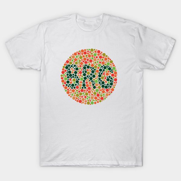 men t-shirt ishihara automotive eye test for british racing green (red) tshirt women t shirt, White;black
men t-shirt ishihara automotive eye test for british racing green (red) tshirt women t shirt, White;black