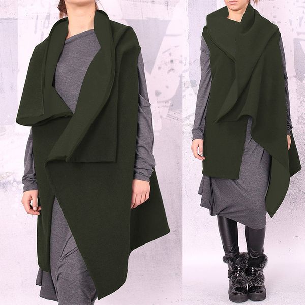 2019 winter warm coats celmia fashion women sleeveless vests jackets asymmetrical cardigan casual loose windbreakers plus size, Black;white
2019 winter warm coats celmia fashion women sleeveless vests jackets asymmetrical cardigan casual loose windbreakers plus size, Black;white