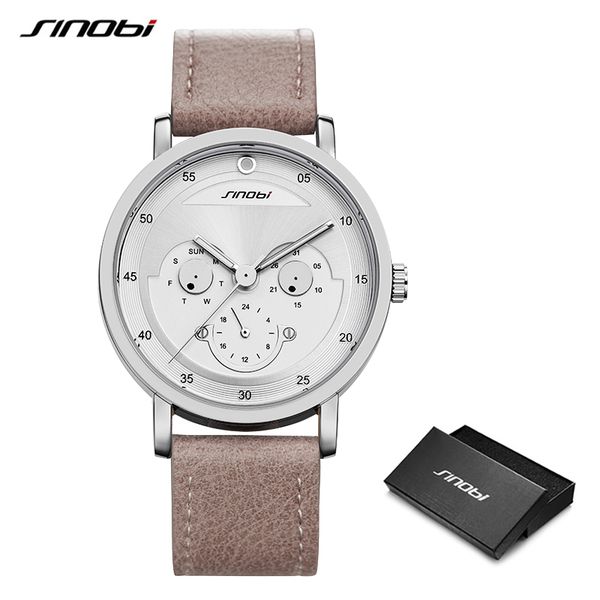 sinobi men watches monkey face creative watch men fashion casual genuine leather watch date week sports analog quartz wristwatch, Slivery;brown
sinobi men watches monkey face creative watch men fashion casual genuine leather watch date week sports analog quartz wristwatch, Slivery;brown