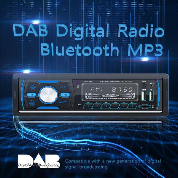 car audio bluetooth autoradio stereo radio receiver dab dab+ fm am rds 1 din panel seven colorful lights mp3 multimedia player
car audio bluetooth autoradio stereo radio receiver dab dab+ fm am rds 1 din panel seven colorful lights mp3 multimedia player