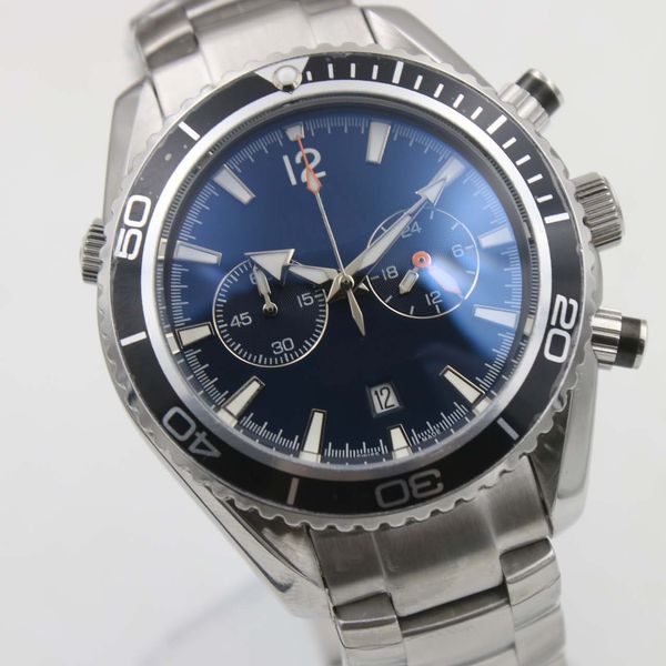 luxury mens sport watches planet ocean co-axial james bond 007 stainless steel quartz movement chronograph black men's watches, Slivery;brown
luxury mens sport watches planet ocean co-axial james bond 007 stainless steel quartz movement chronograph black men's watches, Slivery;brown