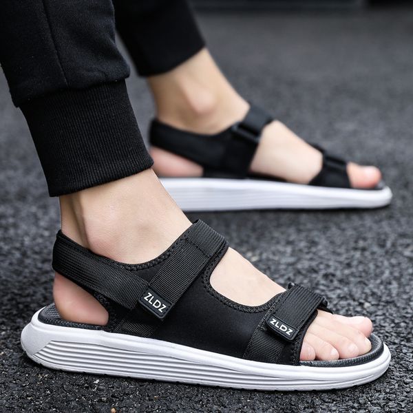fashion man beach sandals summer gladiator men's outdoor sandals roman men casual shoes male slippers flat, Black
fashion man beach sandals summer gladiator men's outdoor sandals roman men casual shoes male slippers flat, Black
