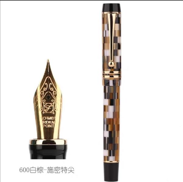 moonman m600 fountain pen white checkerboard ink pen resin schmidt nib version no box stationery office school supplies
moonman m600 fountain pen white checkerboard ink pen resin schmidt nib version no box stationery office school supplies